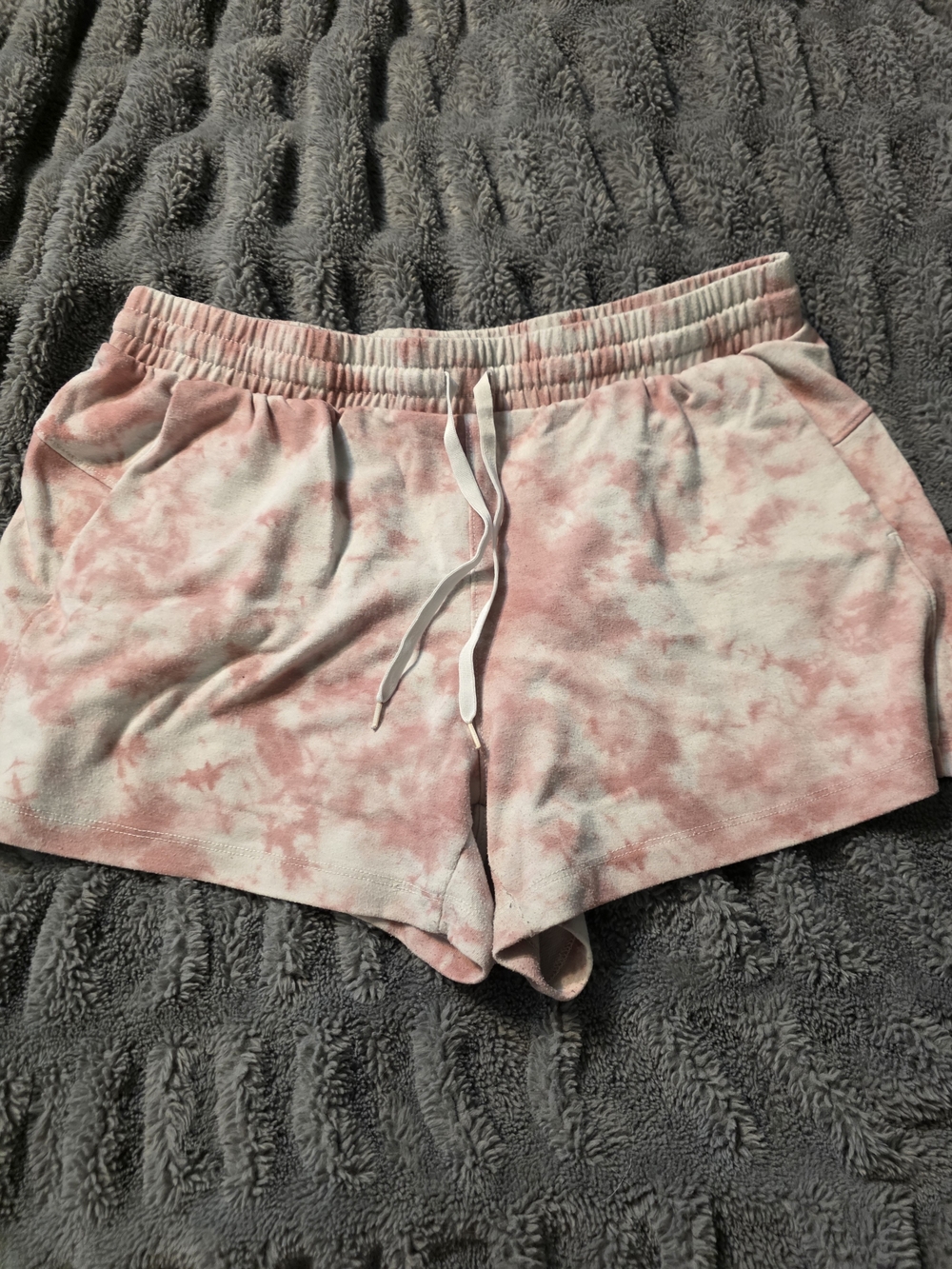 RBX Pink Tie-Dye Athletic Shorts
